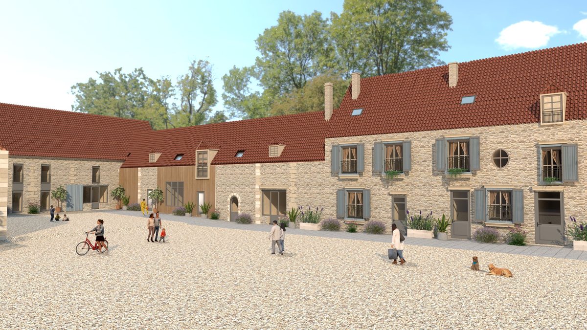 Maison de campagne — façade extérieure